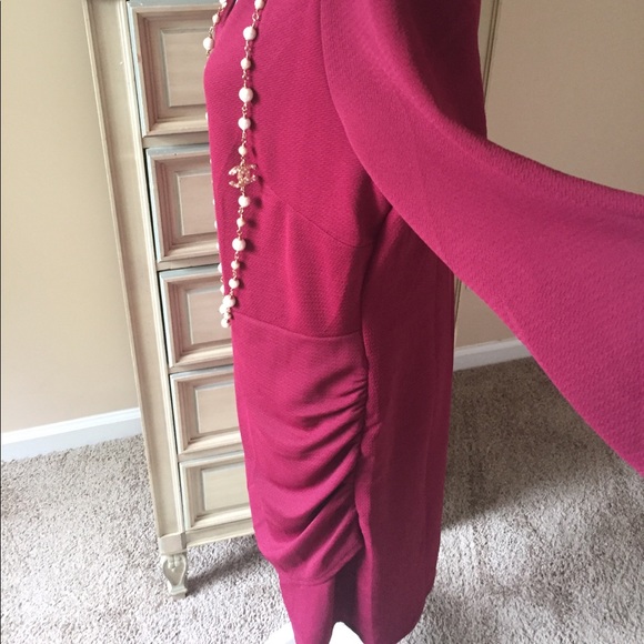 “Wet Seal+” Burgundy Dress - Size 1X - Picture 2 of 4